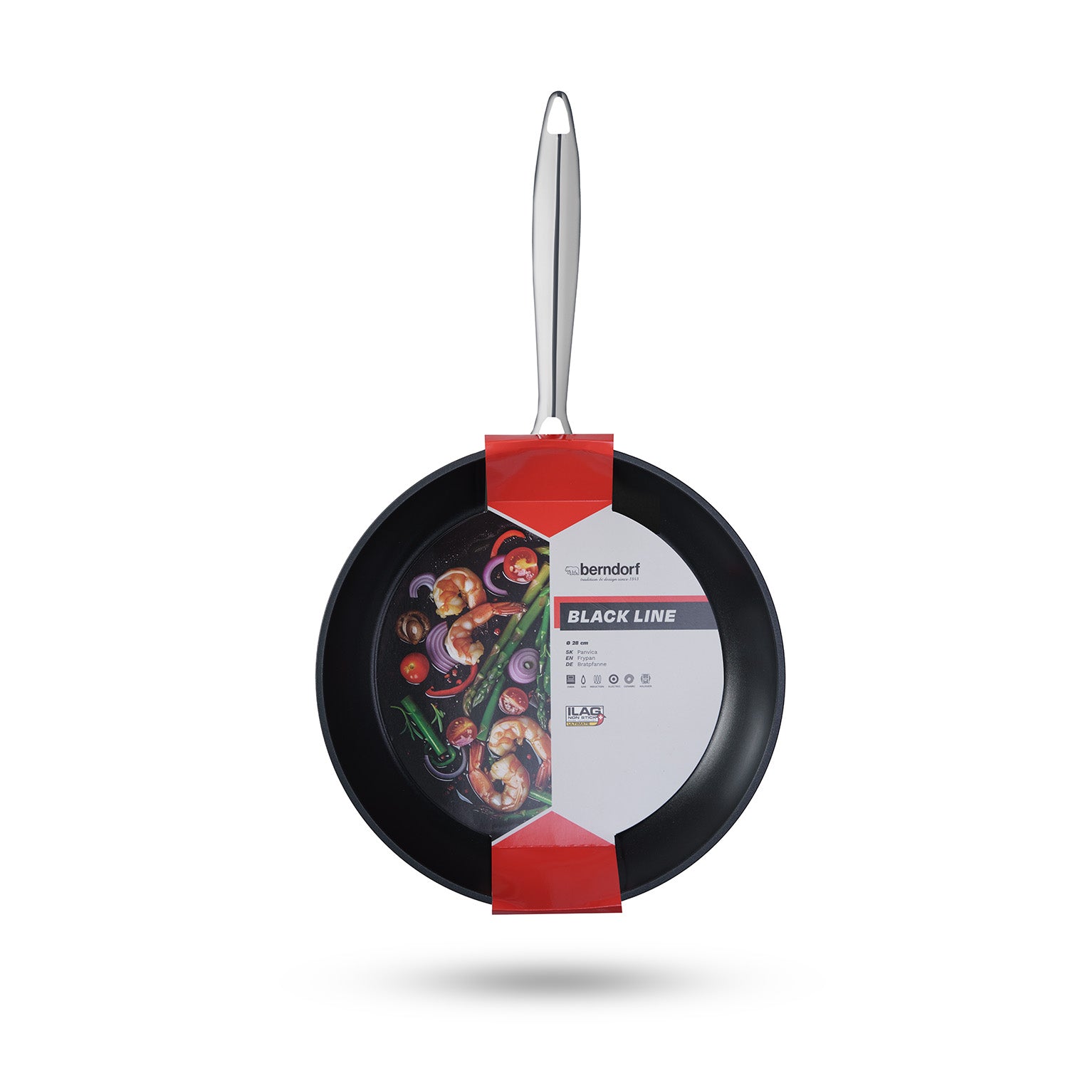 Tiganj Berndorf Black line duboki 28cm